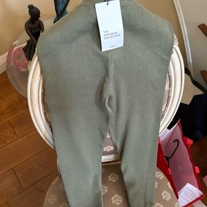 Zara micro ribbed leggings